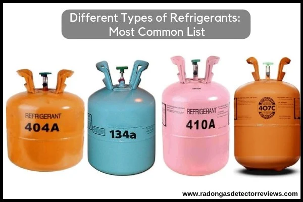 Different Types of Refrigerants