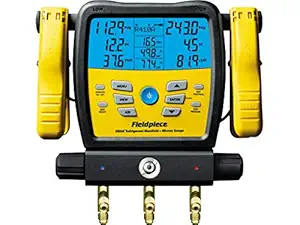 Fieldpiece 3-Port Digital Manifold with Micron Gauge